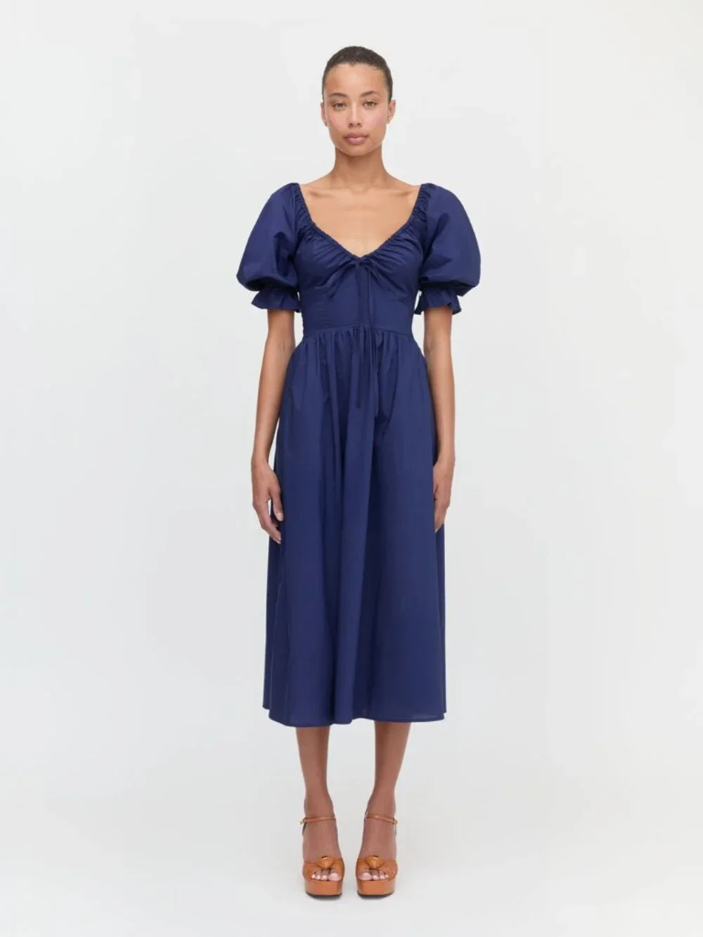 Hill House | Dresses | Hill House Navy Puff Sleeve The Ophelia 